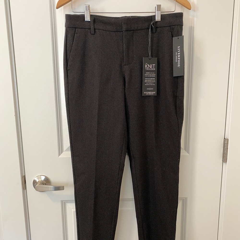 Black Knit trousers